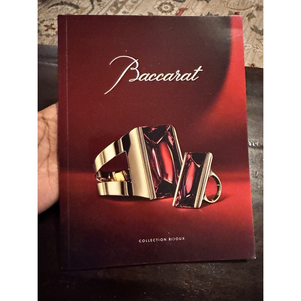 Vintage Baccarat Brochure Bijoux Booklet Jewelry Catalog Necklaces Rings